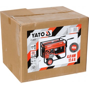 Бензиновый YT-85437 генератор 4,0 кВт YATO-1