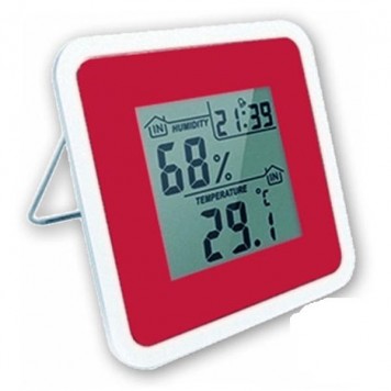 Термометр-гигрометр цифровой Т-07 с часами
