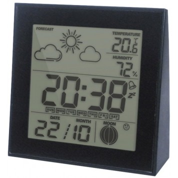 Термометр-гигрометр цифровой Т-06 с часами