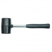 Молоток жестяншика 33657 резиновый, металлическая ручка, d-56 мм, 700 гр. TUV/GS