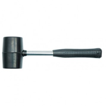 Молоток жестяншика 33657 резиновый, металлическая ручка, d-56 мм, 700 гр. TUV/GS
