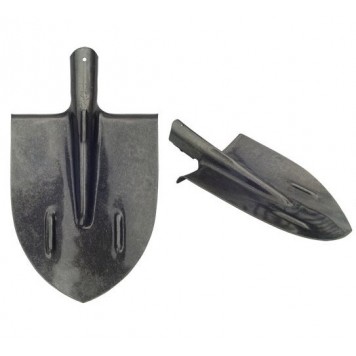 Лопата штыковая ЛКО-3 с ребрами жесткости, без черенка, сталь 65Г, 1,6 мм