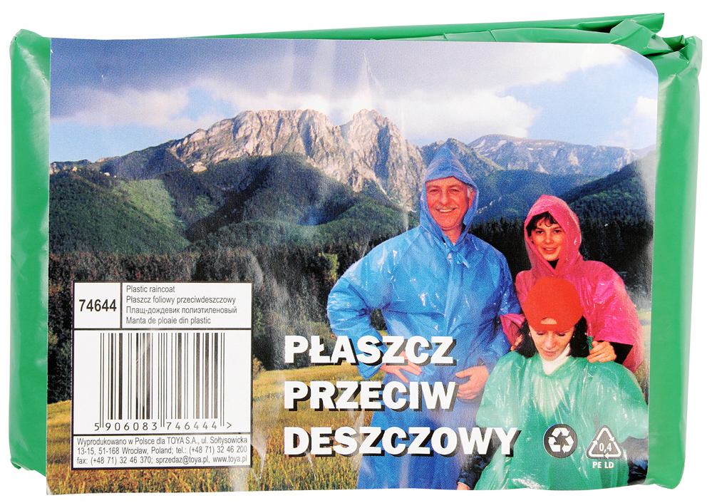 Плащ-дождевик полиэтиленовый на кнопках, 50 мкм купить, цена в Киеве - ptichiibereg.ru