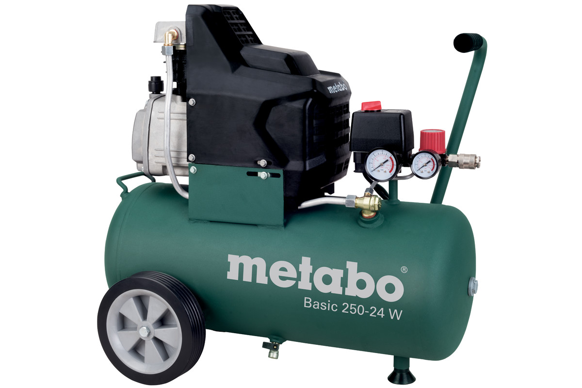 Купить Компрессор Basic 250-24W 1,5 кВт (601533000) METABO - по цене 31 022  ₽ в Крыму с бесплатной доставкой по Симферополю в интернет-магазине  ALET.TOOLS - все для строительства и ремонта