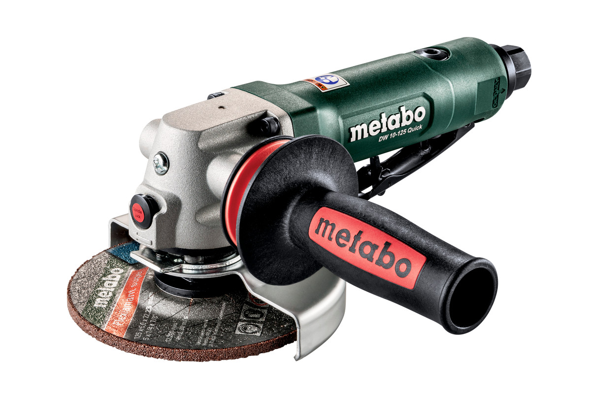 Купить Пневматическая угловая шлифмашинка DW 10-125 Quick (601591000) 500  л/мин METABO - по цене 24 831 ₽ в Крыму с бесплатной доставкой по  Симферополю в интернет-магазине ALET.TOOLS - все для строительства и ремонта