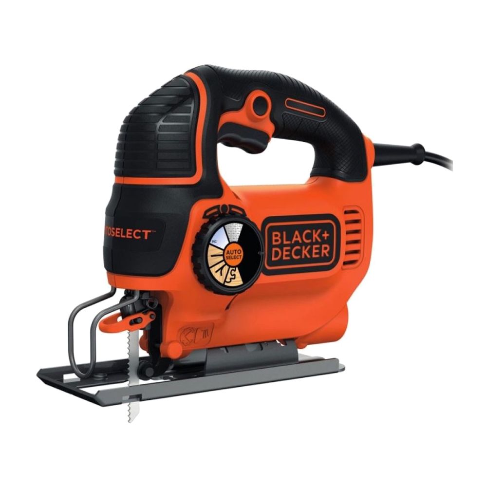 Купить Электролобзик KS801SEK-QS SMART SELECT 550 Вт, быстрый зажим пилки  BLACK+DECKER - по цене 6 306 ₽ в Крыму с бесплатной доставкой по  Симферополю в интернет-магазине ALET.TOOLS - все для строительства и ремонта