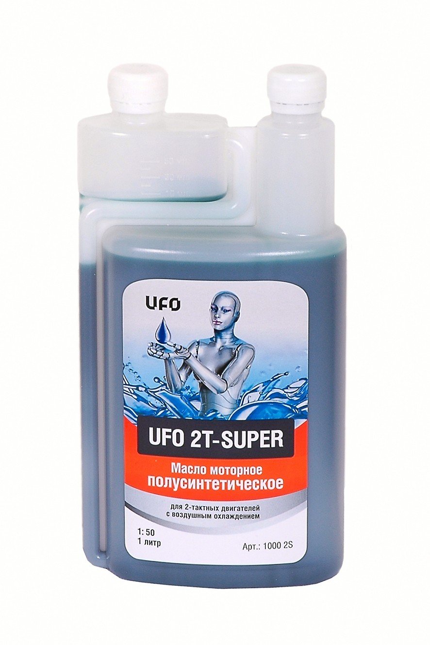 Купить Масло моторное UFO 2T-SUPER (1 л. c дозатором, синее) 31642 - по  цене 699 ₽ в Крыму с бесплатной доставкой по Симферополю в  интернет-магазине ALET.TOOLS - все для строительства и ремонта