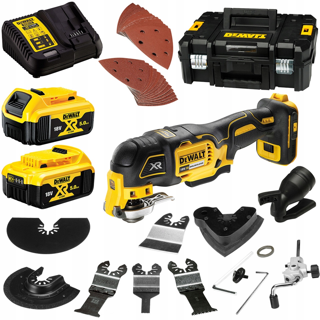 Купить Многофункциональный инструмент DCS356P2-QW 18В 2x5 А/ч, 3 скорости  DEWALT - по цене 49 623 ₽ в Крыму с бесплатной доставкой по Симферополю в  интернет-магазине ALET.TOOLS - все для строительства и ремонта